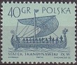Poland 1963 Ships 40 Groszv Violet Scott 1128
